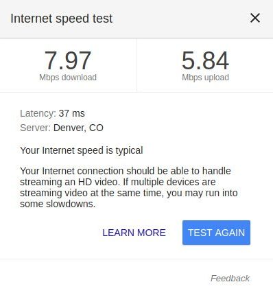 Internet Speed Test