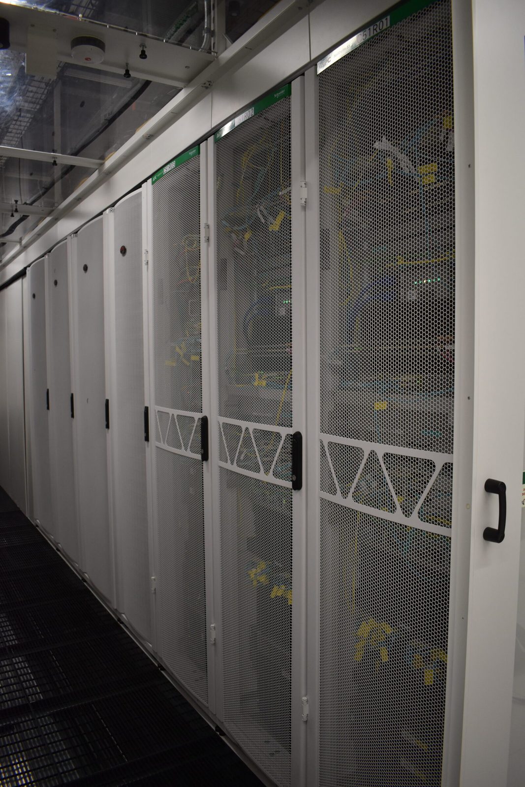 Our cage row at Digital Realty Athens, 2026